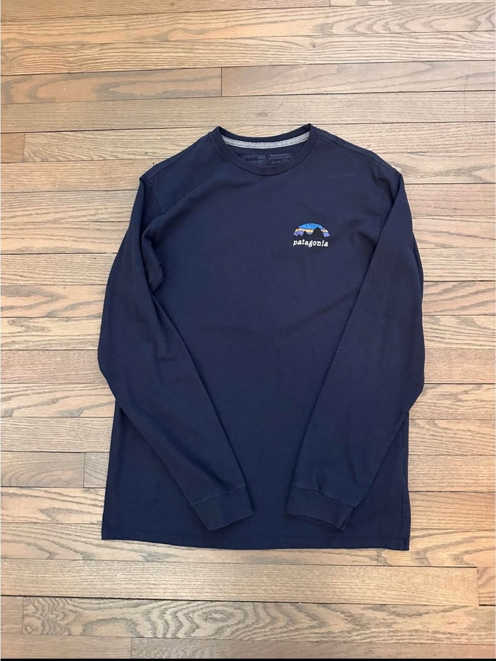 Long-Sleeved Navy Patagonia T-Shirt